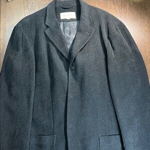 Pronto Uomo Black Trench Coat